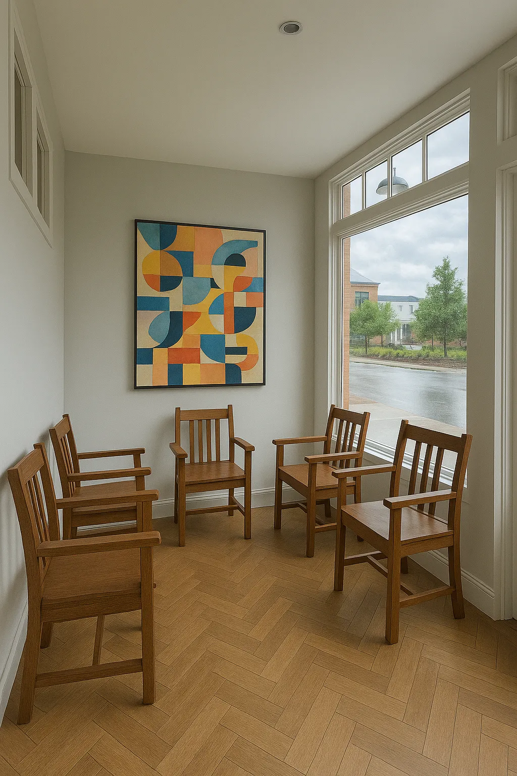 The Rectangle Room with flexible layout for family therapy